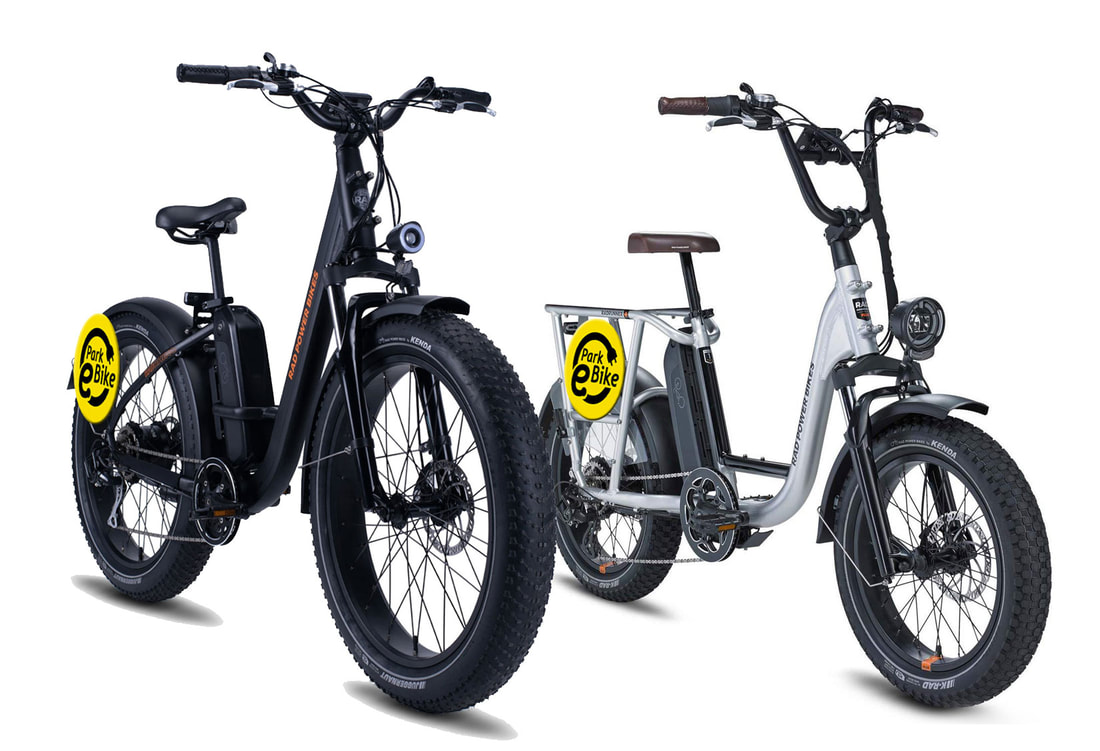 Park-e-Bike Rad Power rental ebike fleet